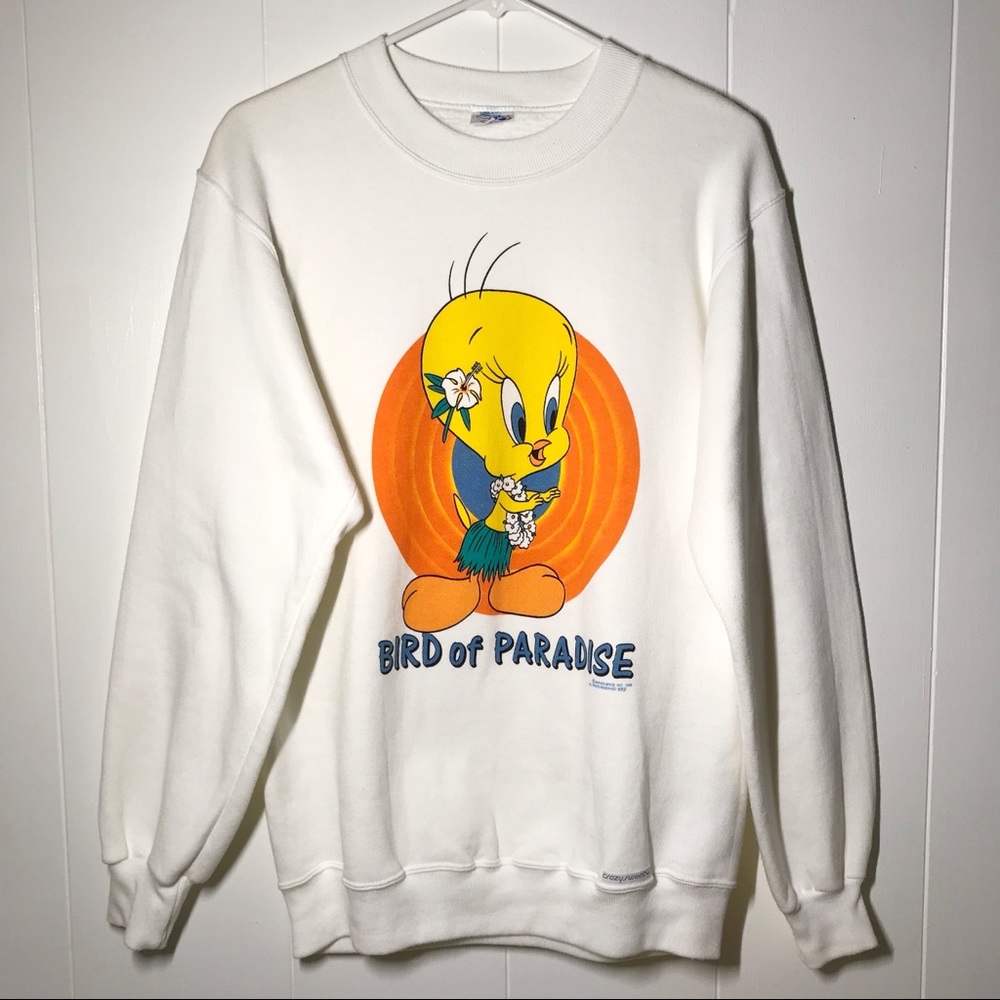❌SOLD❌ - Vintage Tweety Bird Hawaii Sweatshirt
